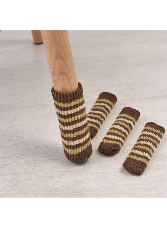12pcs Reusable Furniture Leg Protection Covers, Reducing Noise And Scratches On Furniture Legs, Easy To Install And Remove, Machine Washable, Suitable For Scratch Resistant Flooring - Image 1